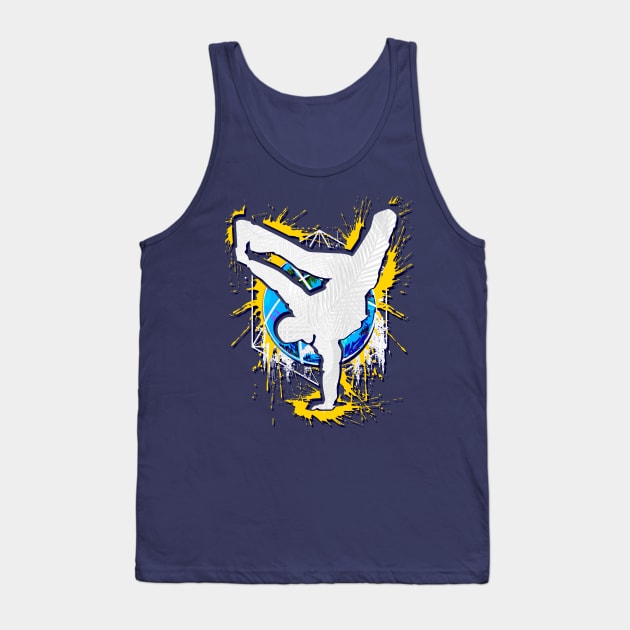 Breakdance - Breakdancer - Breakdancing BBoy - Streetdance Tank Top by BabyYodaSticker